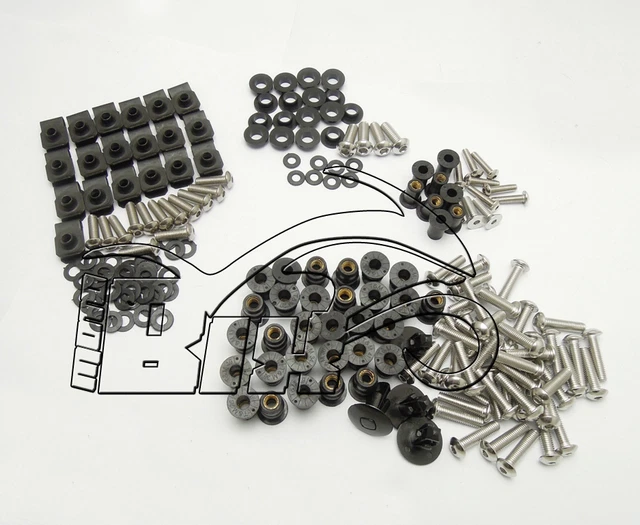 KIT VITI CARENE Complete X Ducati 848 1098 1198 Bulloneria Fairing Bolt