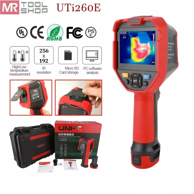 UNI-T Infrared Thermal Imager IR Camera PC Analyzer WIFI Photo Download UTi260E