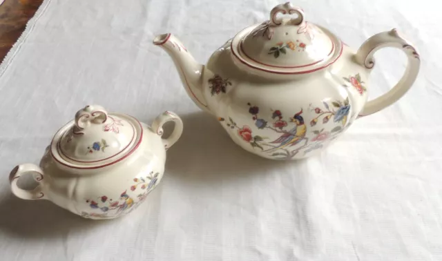 Villeroy & Boch vintage théière et sucrier modèle Phoenix  - Très bon état