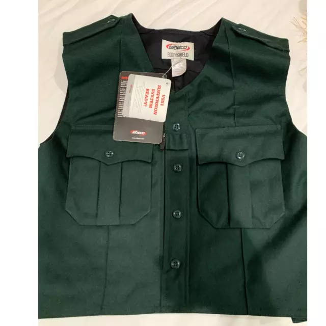 Elbeco Body Shield External Vest VSS1 Carrier Spruce Green New Size 2XL Reg