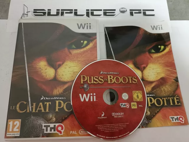 Dreamworks Le Chat Potte- (Avec Notice) - Wii - Jeu Fr - Suplice Toul