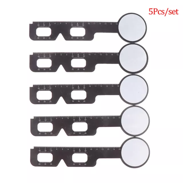 5Pcs Practical Optical PD Ruler Pupil Distance Measuring Eye Ophthalmic T-FY