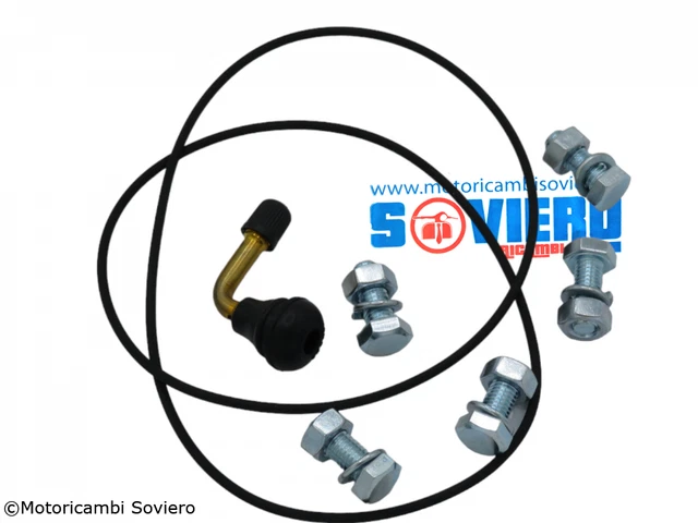 kit Anello Or Valvola e bulloni per cerchio scomponibile tubeless FA Italia
