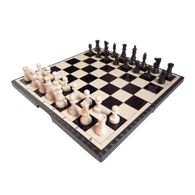 Travel International Jeu d'échecs Jeu de plateau de divertissement pliable pour
