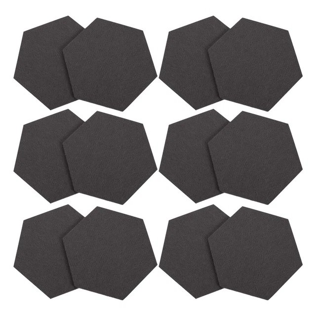 Hexagon fieltro Memo Boards, tableros de notas de fieltro, autoadhesivo Bulletin Cork Board