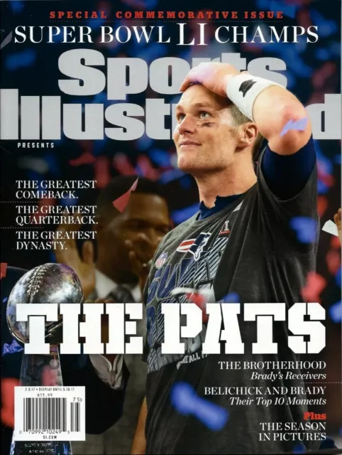 Sports Illustrated 2016 2017 New England Patriots Tom Brady Commemorative SB LI