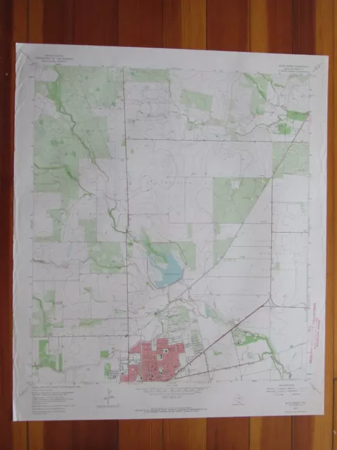 Alice North Texas 1964 Original Vintage USGS Topo Map