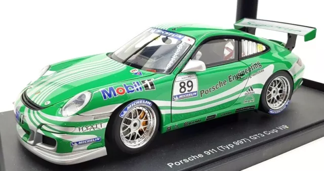 Autoart 1/18 Scale Diecast 80682 - Porsche 911 997 GT3 Cup 2006 - VIP/Green