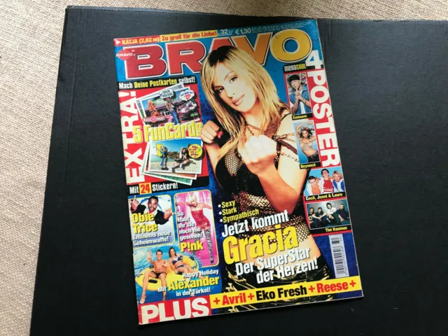 " Bravo " Nr. 32/2003 komplett mit allen Poster ohne Fun Cards super Heft
