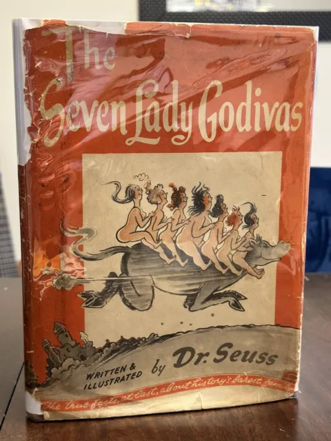 Dr Seuss The Seven Lady Godivas 1939 First Edition Dust Jacket Rare 1st/1st DJ