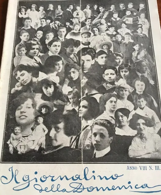Giornalino della domenica 1920 Sardegna illustrazione Sarda De Murtas Teulada