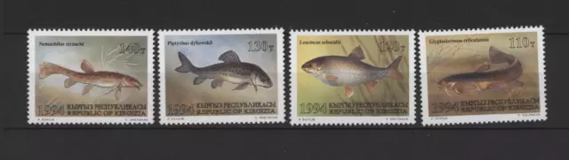 15691 KYRGYZSTAN 1994 MNH** Fish 4v