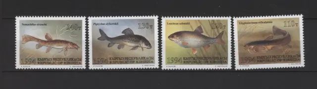 15691 Kyrgyzstan 1994 MNH Fish 4v