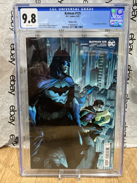 Batman #125 Jim Lee Variant 1st Print CGC 9.8 Comic Key Issue Failsafe
