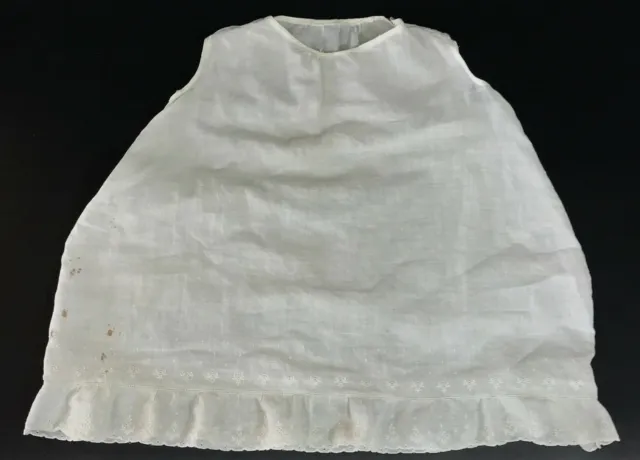 Primitive Vintage Child Toddler  Slip - Dress - Hand Sewn