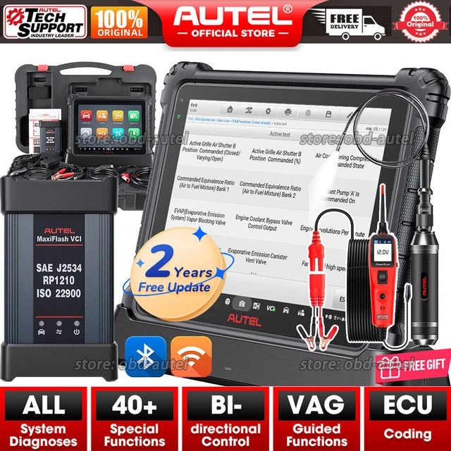 AUTEL MAXICOM ULTRA Lite Scan Tool Intelligent Diagnostic Scanner 40 ...