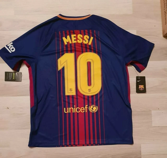 Nike barcelona 2017/18 deals home vapor match shirt