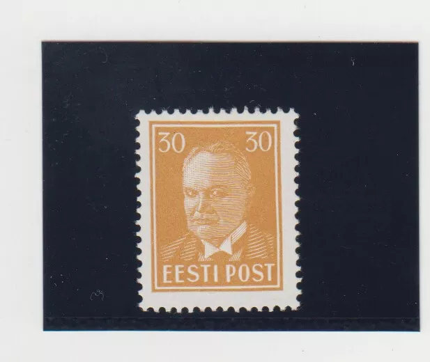 Estonia.1938 Presidente K.päts.30 Senti.amarillo.mi 136.Mnh**