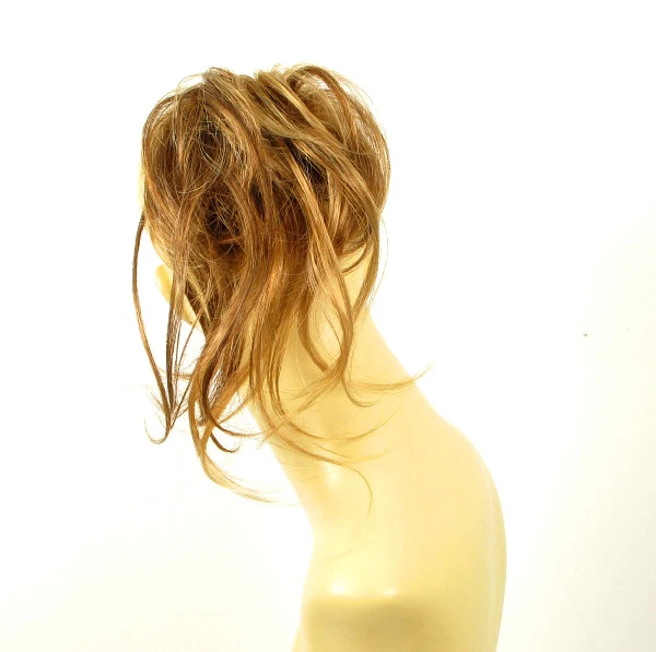 Extension De Cheveux Synthétique Boucle Chignon (coletero) Blanc 22/60 - Longueur Moyenne Ondulée - Neuf Avec étiquettes