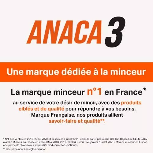 Anaca 3+ - Brûleur De Graisses - Complément Alimentaire - Dosages Renforcés 2