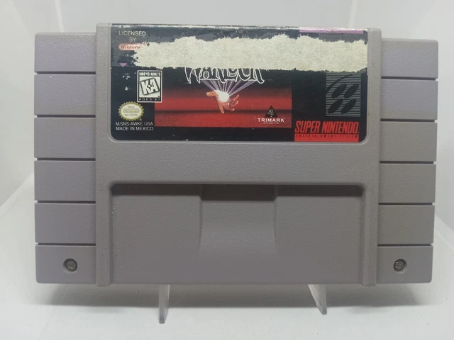 BEWARE THE ULTIMATE Evil of Warlock (Super Nintendo Entertainment