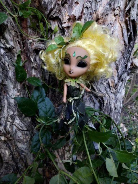 🍃 Screatures DANDELION Nature Pixie Art Doll OOAK Faerie Whimsical Gothic 🍃