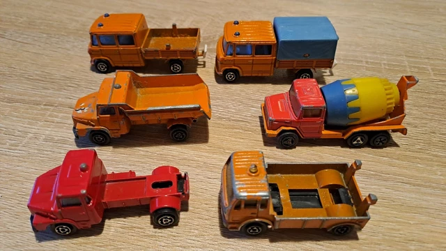 CAMION ANCIEN LOT de camions tracteurs majorette machtbox 1/60 n 34 EUR