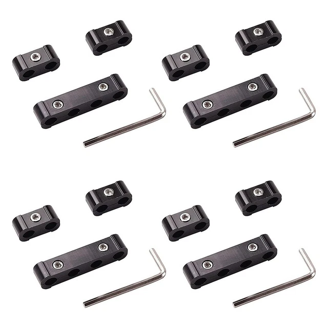 12Pcs Plug Wire Divider 8/9/10mm Holder Clamp Replacement Part Wire Separator