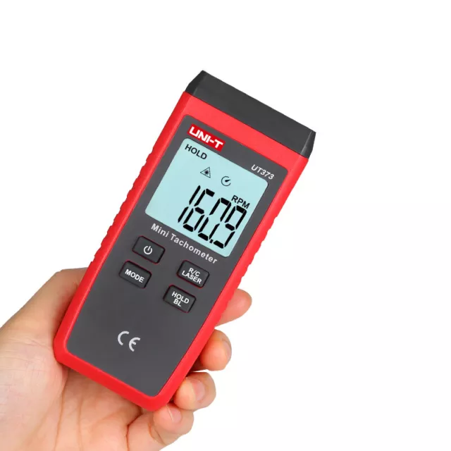 UNI-T Mini Digital Laser Tachometer Auto RPM Meter Non-Contact LCD 10-99999RPM