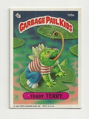 Toady Terry / 1986 Original Garbage Pail Kids Series 3 / card # 109a