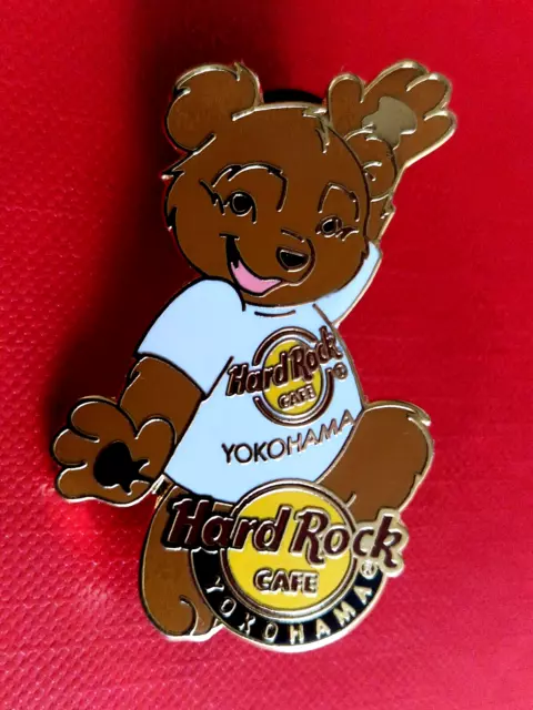 HRC Hard Rock Cafe Yokohama Classic Bear White T Shirt Tee 2009 LE150 new