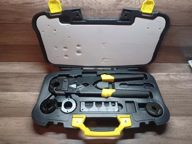 Apollo PEX 69PTKH0015K 1-inch only Multi-Head Crimp Tool ~ *MISSING WRENCH READ*