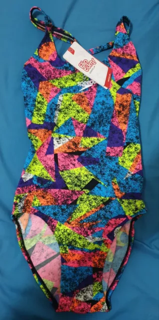 Speedo Womens Melrose Leaderback 1pc Size 6 (Medium Leg)