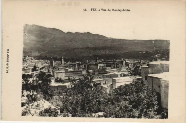 CPA AK MOROCCO Fez Vue de Moulay-Idriss (10279)