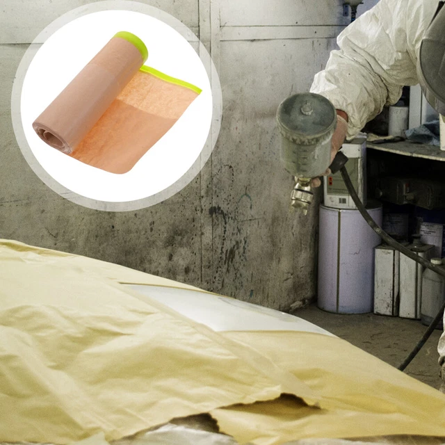 Película de enmascaramiento Kraft de papel japonesa pregrabada papel de piso surtido