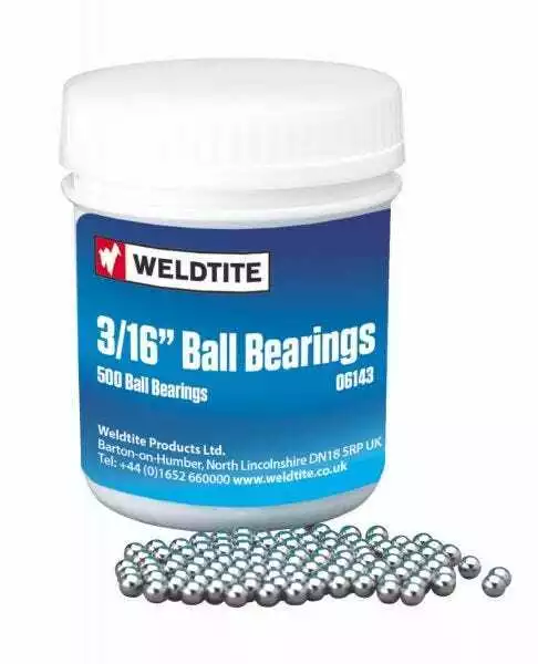 Weldtite Loose Bike Ball Bearings Workshop Tub Sizes 1/8" 5/32" 3/16" 7/32" 1/4"