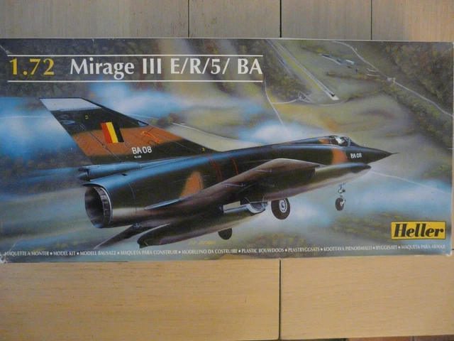 ZO017 HELLER CADET L002 maquette avion Mirage III R