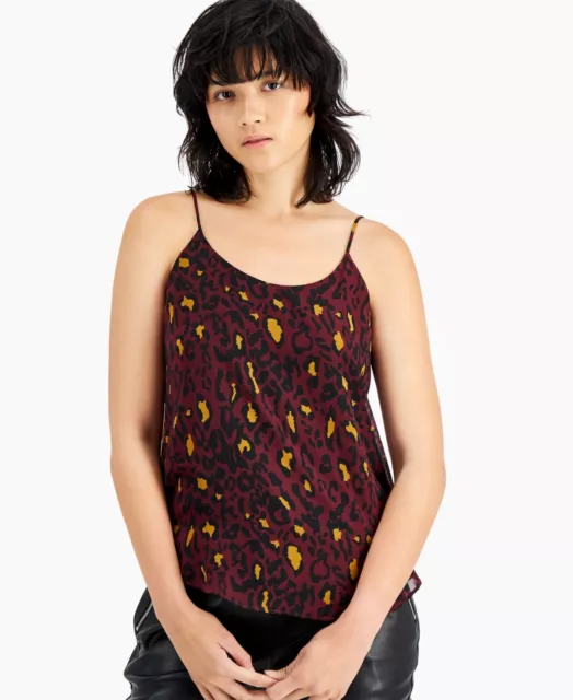 MSRP $40 Bar III Animal-Print Camisole Brown Size XXS