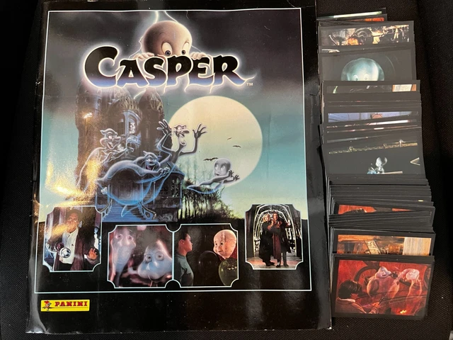 SET COMPLET COMPLETO + Album Vide Panini Casper Fantome 1995 Disney ...