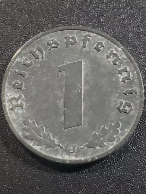 Germany  1941  Third Reich  1 reichspfennig  zinc  17mm circulated coin...