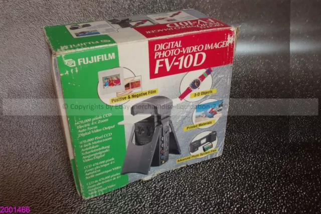 FUJI FUJIFILM FV-10D Digital Photo Video Imager in Original Packaging Complete (2001466)