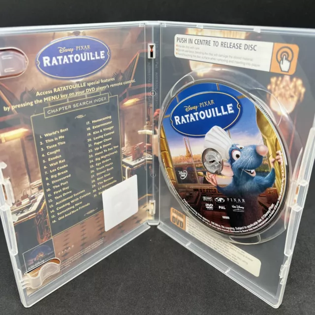 Ratatouille DVD Region 4 Disney Pixar Classics Animation 3