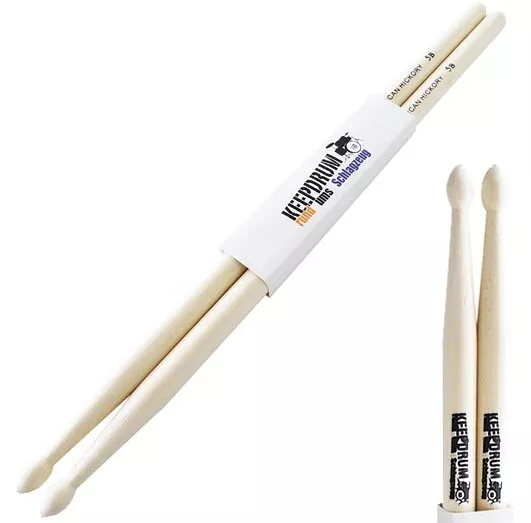 keepdrum 5B Hickory Drumsticks 1 Paar