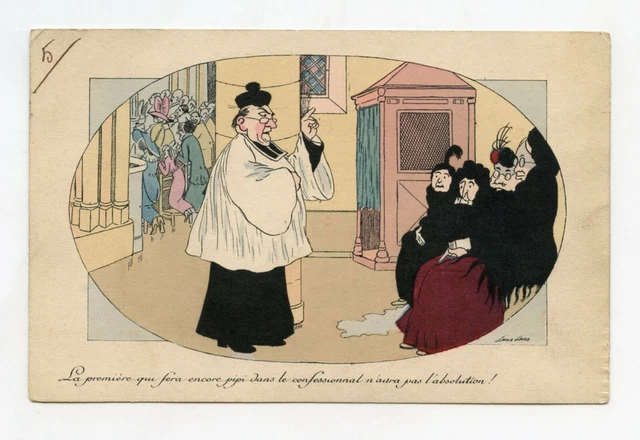 illustrateur Xavier Sager . Humour Anticlérical . Religion .