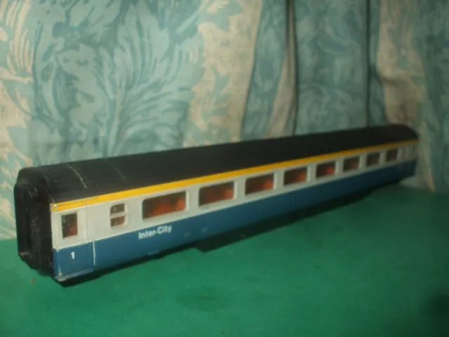 LIMA BR MK3 TRAILER FIRST OPEN INTERCITY BLUE COACH BODY ONLY - NO BOGIES - No.7