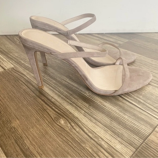 RAYE Nina Women's Slip On Heels in Tan/Beige 10