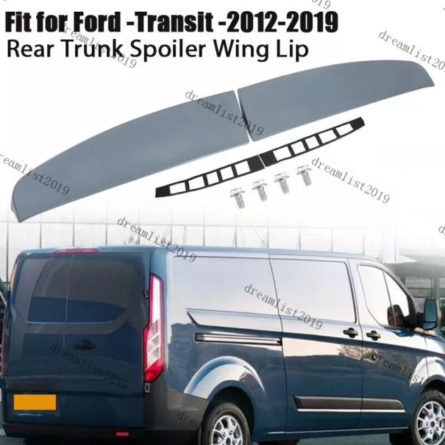 Unpainted Rear Twin Barn Door Roof Spoiler For Ford Transit Custom 12-20 Uk🚚📦