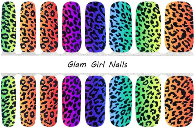 1. Lisa Frank Rainbow Leopard Nail Design - wide 4
