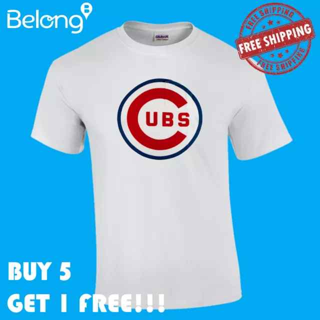 Chicago Cubs Logo The Adult T-Shirt Tee New Men's Size S-5XL USA