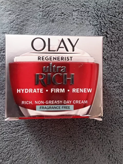 Olay Regenerist Ultra Rich Fragrance Free Day Face Cream 50ml